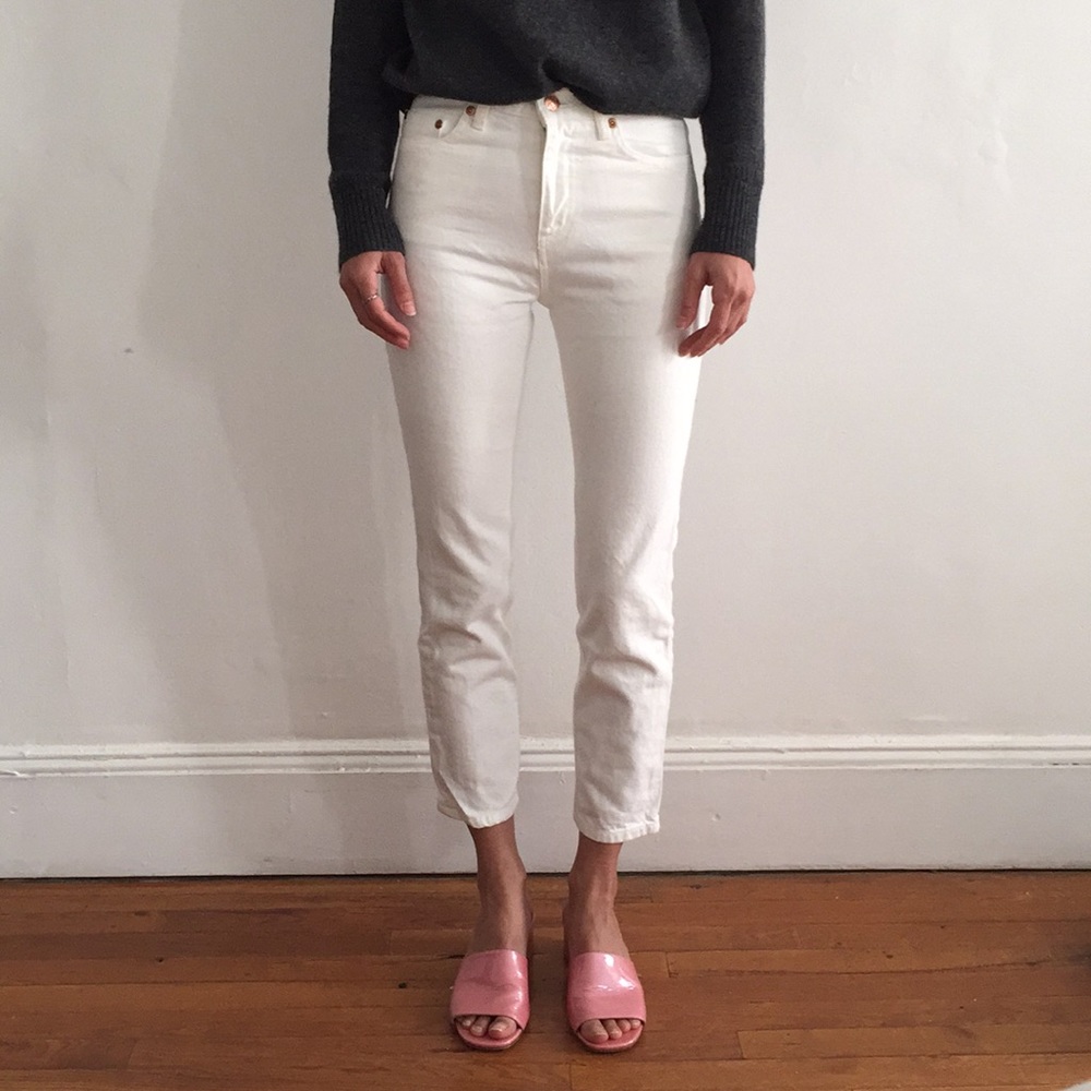 Steven Alan white jeans size 24